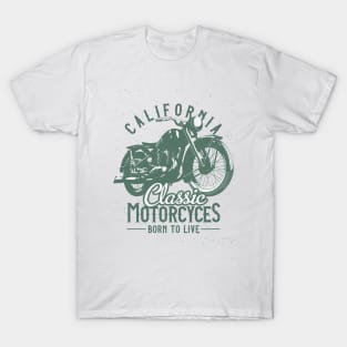 California Classic Motorcycle Mega T-Shirt